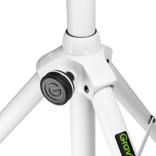 Gravity Stands Speaker Stand 35mm Aluminium, 110LB Load - Up to 6.3" (White)