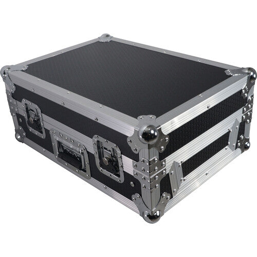 ProX XS-M11LT Universal Flight Case with Laptop Shelf for Pioneer DJM-S11 and Rane SEVENTY / SEVENTY-TWO MKII Mixers (Silver on Black)