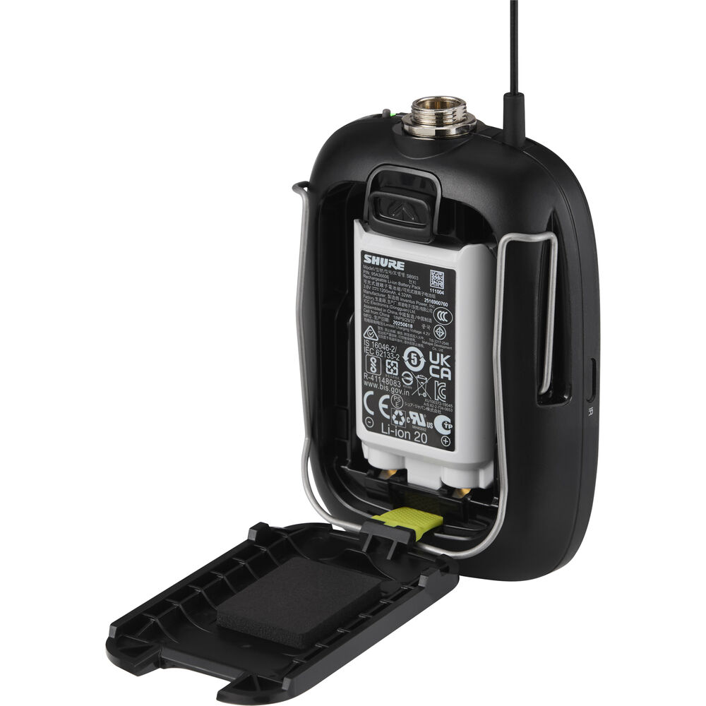 Shure SLXD14+/153T Digital Wireless Earset Headworn Microphone System (G57: 470 to 608 MHz)