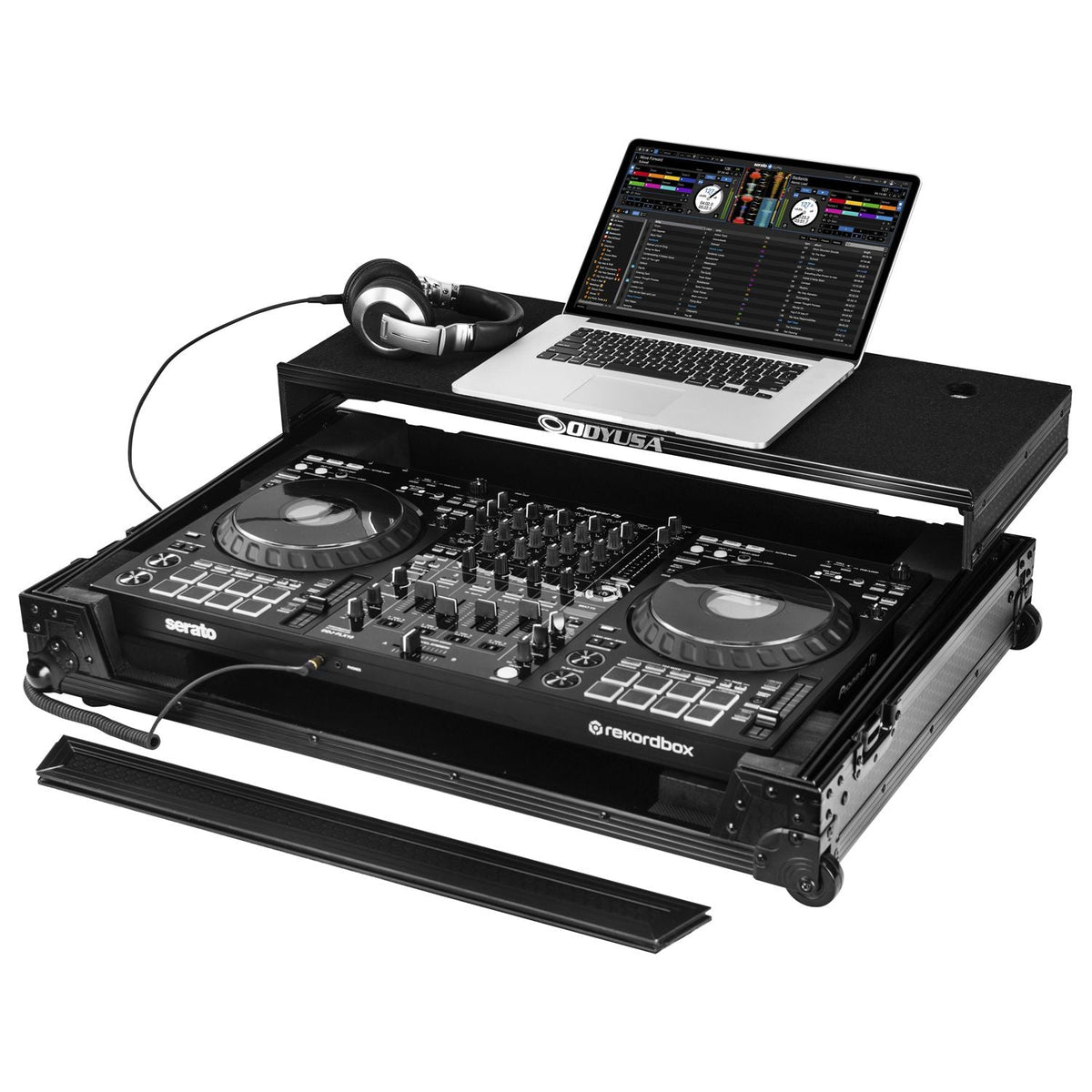 Odyssey 810GSFLX10M I-Board Flight Case with Glide Style Laptop Platform and Wheels for Pioneer DDJ-FLX10 (Open Box)