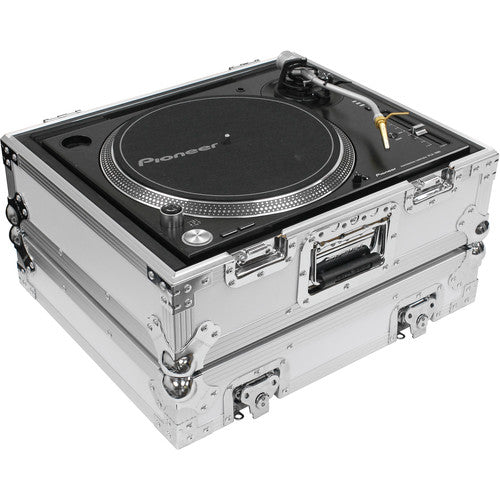 Odyssey FZ1200WT Turntable Flight Case White (Open Box)