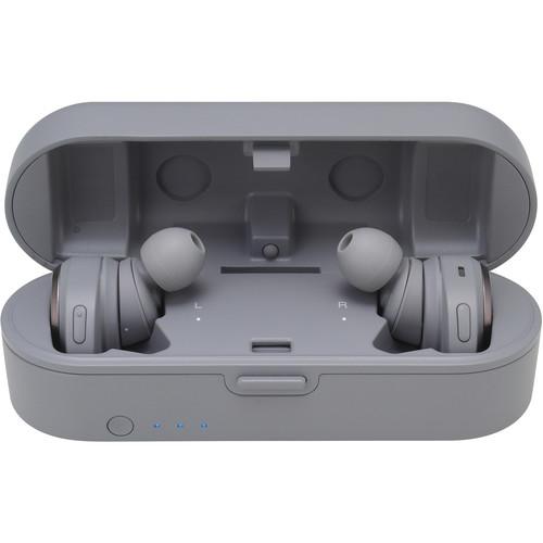Audio-Technica Consumer ATH-CKR7TW True Wireless In-Ear Headphones (Gray)
