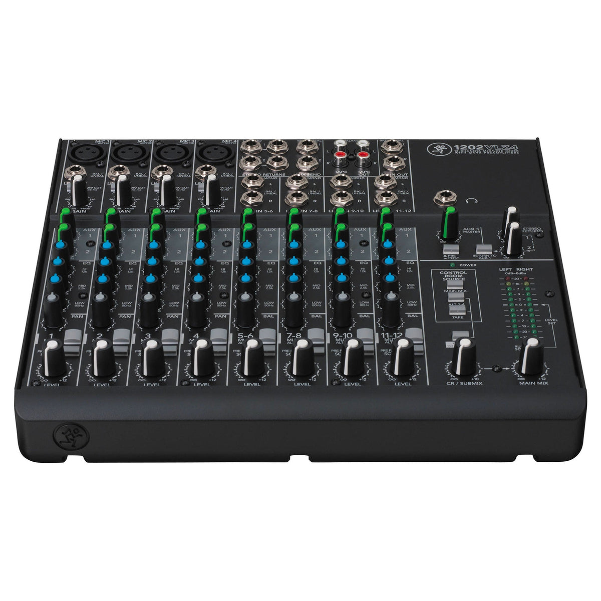 Mackie VLZ4 Series, 12-channel Mixer with Ultra-wide 60dB gain range and Onyx Mic Preamps (1202VLZ4)