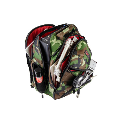 Odyssey Backspin 2 Digital Gear Backpack, Green Camouflage (Open Box)