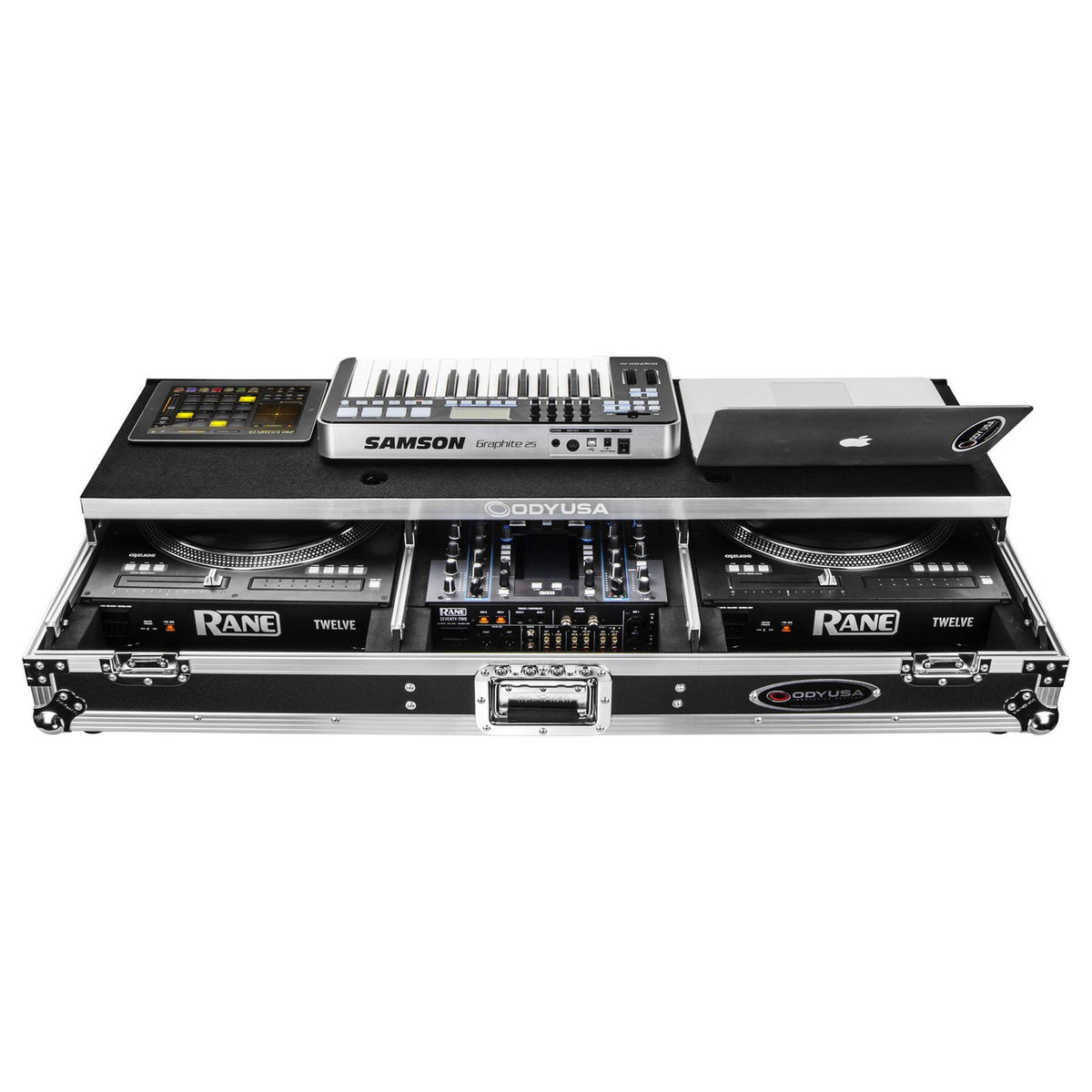Odyssey FZGSPRA1272W DJ Coffin Case for Rane Seventy-Two & Rain Twelve Mixers