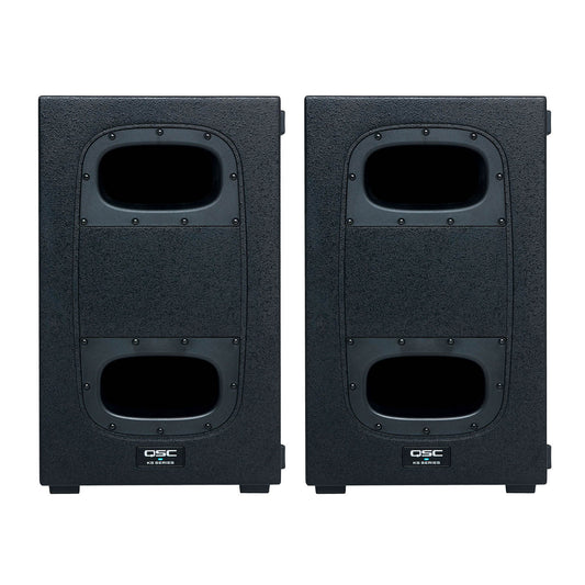 QSC KS112 2000W 12" Compact Powered Subwoofer (Pair)