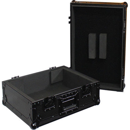 ProX T-TTBL Case for SL1200-Style Turntable (Black on Black)