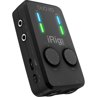IK Multimedia iRig Pro Duo I/O 2-Channel Audio/MIDI Interface for Mobile Devices and Computers