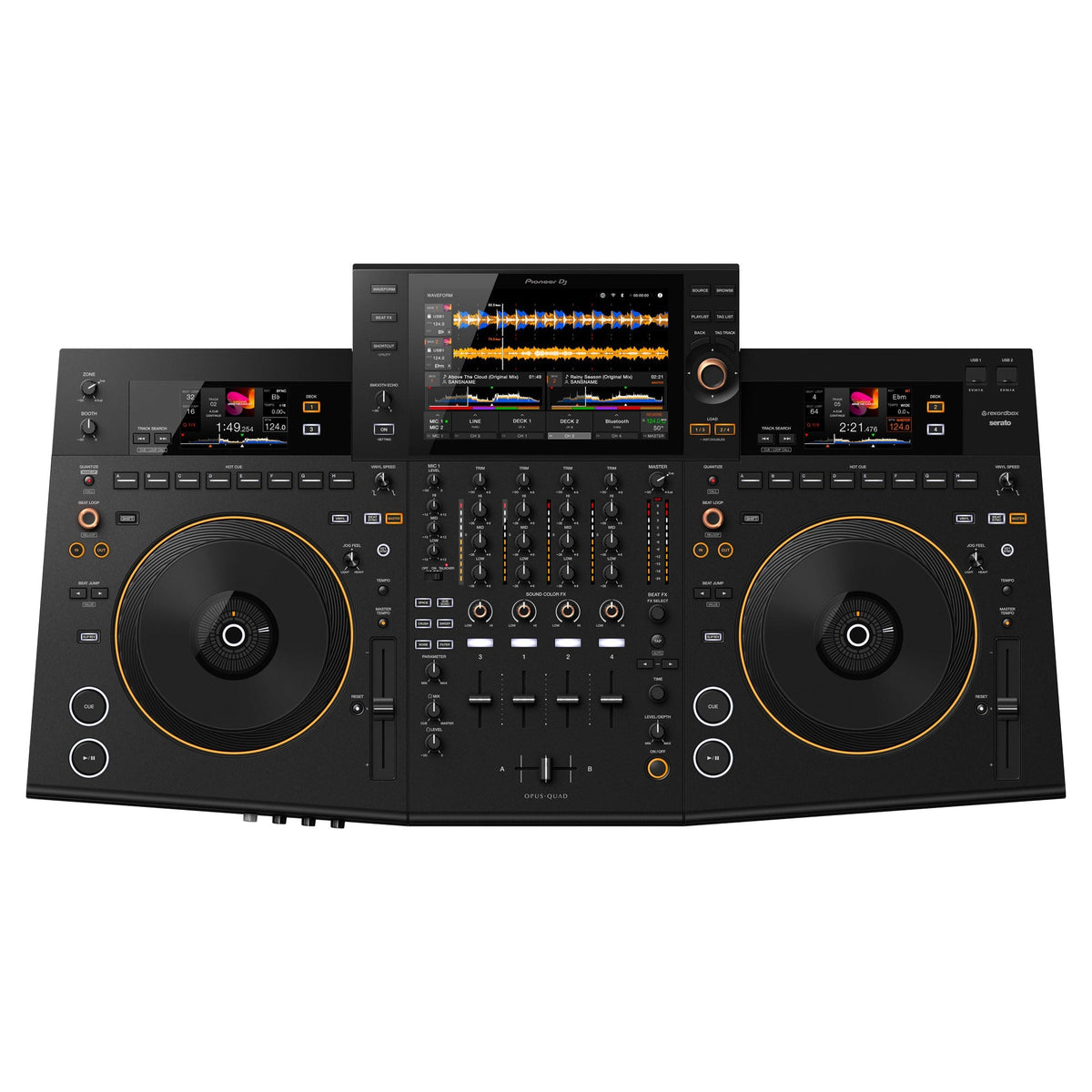 Pioneer DJ OPUS-QUAD Professional 4-Channel All-in-One DJ System (Black) (Open Box)