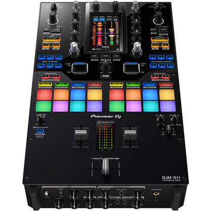 Pioneer DJ DJM-S11 Professional 2-Channel Battle Mixer + Odyssey Streemline Series Bag