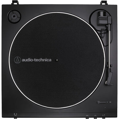 Audio-Technica Consumer AT-LP60XBT-USB-BK Fully Automatic Two-Speed Stereo Turntable with Bluetooth & USB (Black)