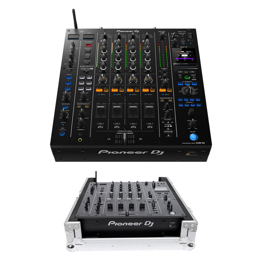 Pioneer DJ DJM-A9 4-Channel Digital Pro-DJ Mixer + Headliner Los Angeles Headliner Flight Case