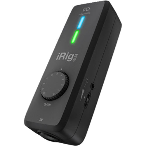 IK Multimedia iRig Pro I/O Audio and MIDI Interface for Mac, Windows & iOS (Open Box)