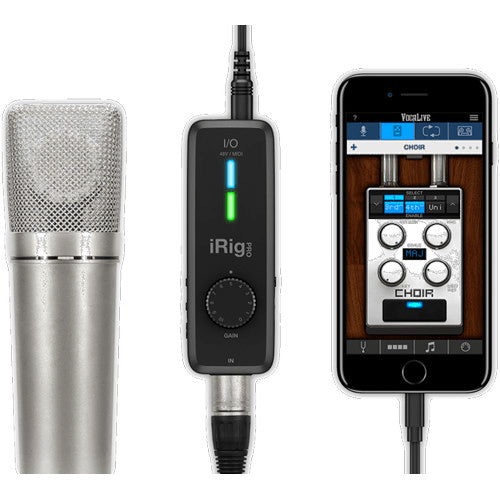 IK Multimedia iRig Pro I/O Audio and MIDI Interface for Mac, Windows & iOS (Open Box)