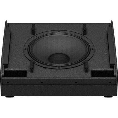 Yamaha DHR12M 2-Way Coaxial 12 Active Floor Monitor / Loudspeaker Bundle with Cables