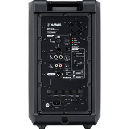 Yamaha DXR8mkII 8 1100W 2-Way Active Loudspeaker Bundle with Cables