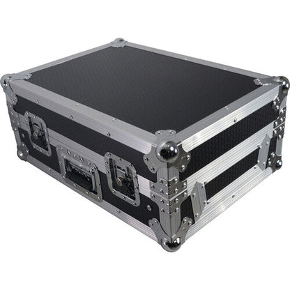 ProX XS-M11LT Universal Flight Case with Laptop Shelf for Pioneer DJM-S11 and Rane SEVENTY / SEVENTY-TWO MKII Mixers (Silver on Black)