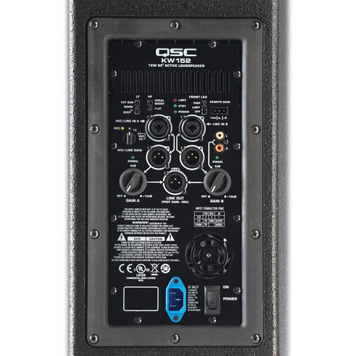 QSC KW152 1000W 15 Active 2-Way Loudspeaker (Open Box)