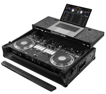 Pioneer DJ DDJ-REV7 + Odyssey Case Black Label Glide Style Flight Case with Wheels