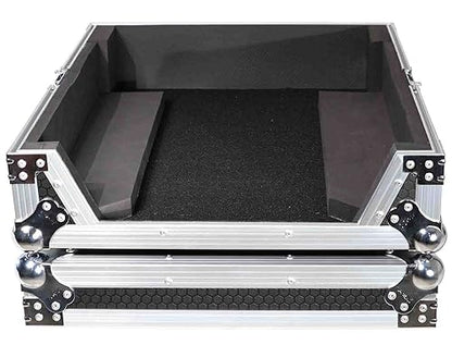 ProX ATA Style Flight Road Case for Pioneer DJM-A9 & DJM V10 DJ Mixer (Black / Silver)