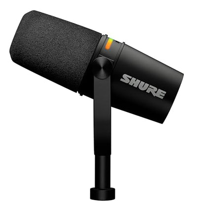 Shure MV7+ Podcast XLR/USB Microphone (Black)
