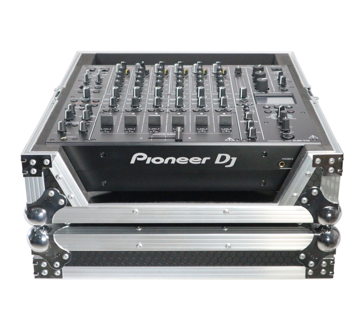 Pioneer DJ DJM-V10 6-Channel Professional DJ Mixer + ProX XS-DJMV10 Case