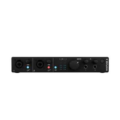 Arturia MiniFuse 4 Portable 4x4 USB Type-C Audio/MIDI Interface (Black)