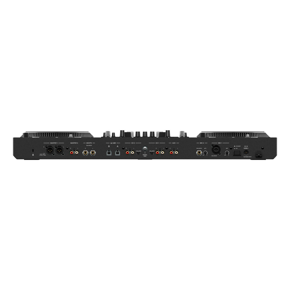 Pioneer DJ DDJ-REV7 2-Channel Serato DJ Pro Controller + Magma FLXGUARD DJ Controller Trolley