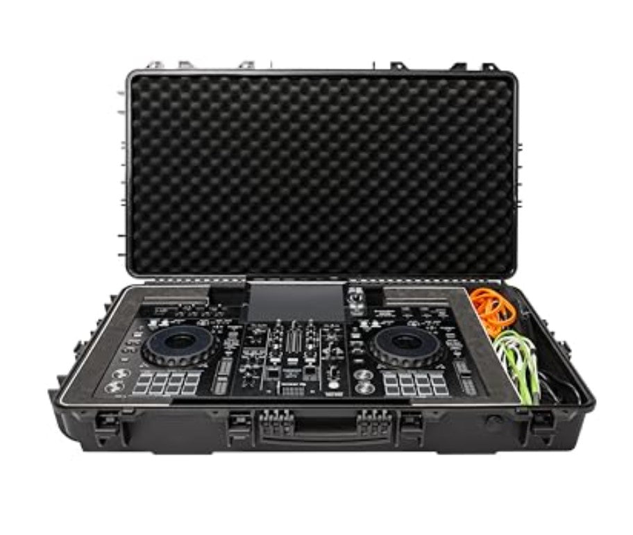 Pioneer DJ DDJ-REV7 2-Channel Serato DJ Pro Controller + Magma FLXGUARD DJ Controller Trolley
