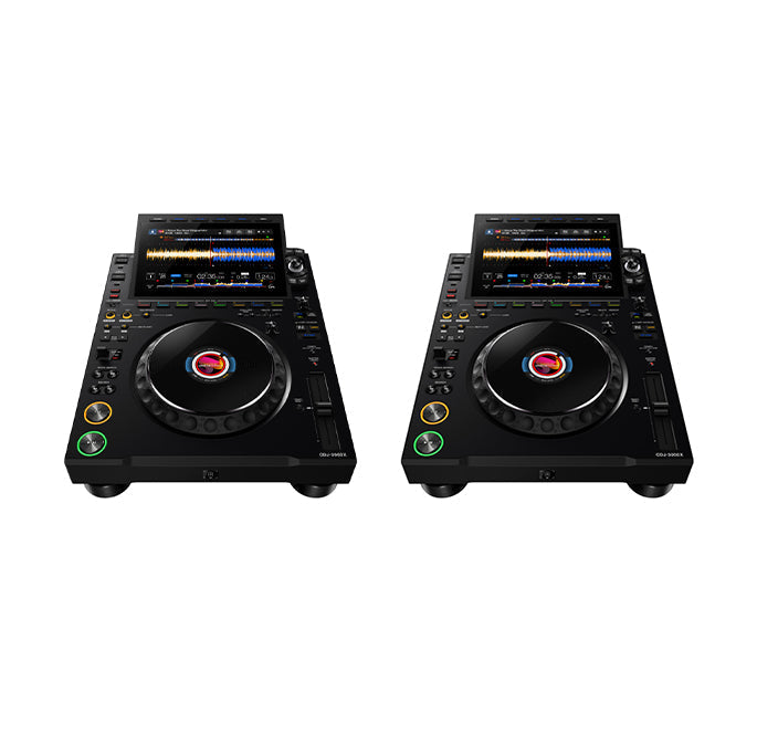 2 x AlphaTheta CDJ-3000X + 2 x Odyssey Industrial Board Case + 1 x Pioneer DJ DJM-A9