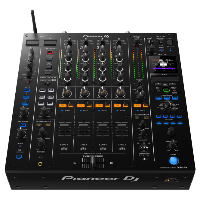 2 x AlphaTheta CDJ-3000X + 2 x Odyssey Industrial Board Case + 1 x Pioneer DJ DJM-A9