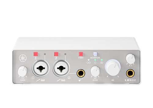 Yamaha UR22MK3 2x2 USB-C Audio Interface (White)