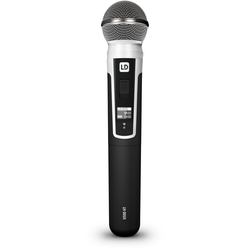 LD Systems U505 HHD - Wireless Microphone System with Dynamic Handheld Microphone - 470-490 MHz