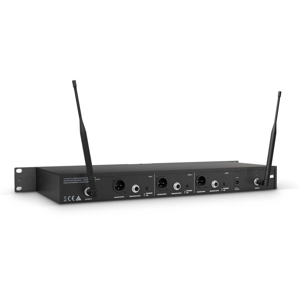 LD Systems U505 HHD 2 - Wireless Microphone System with 2-Dynamic Handheld Microphones - 470 - 490 MHz