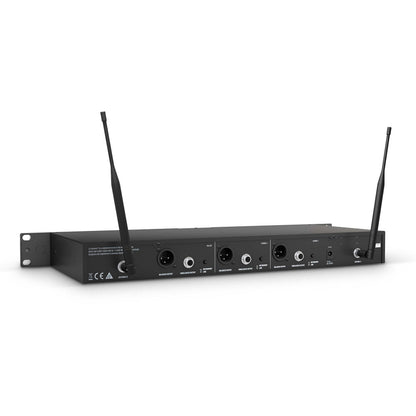 LD Systems U505 HHD 2 - Wireless Microphone System with 2-Dynamic Handheld Microphones - 470 - 490 MHz