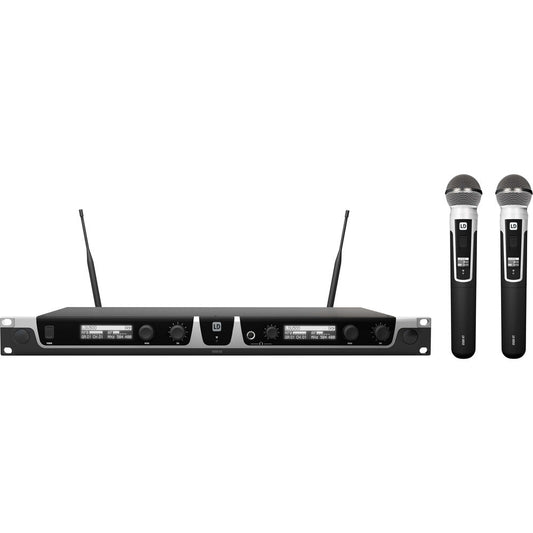 LD Systems U505 HHDF 2 - Wireless Microphone System with 2 Dynamic Handheld Microphones - 514 - 542 MHz