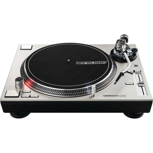 Reloop RP-7000 MK2 Upper Torque Turntable System Silver, Pair (Open Box)