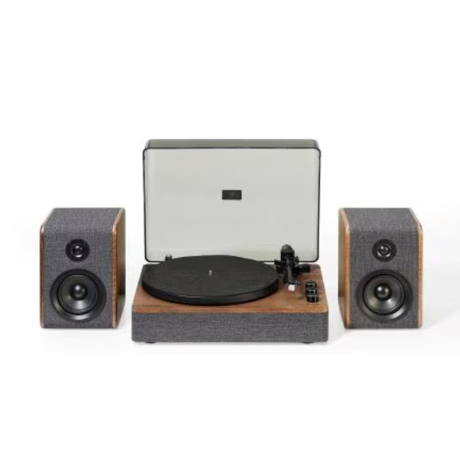 Crosley - Nocturne Record Player With Speakers - Charcoal