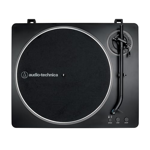 Audio-Technica Consumer AT-LP70X Fully Automatic Belt-Drive Turntable (Black and Gray)
