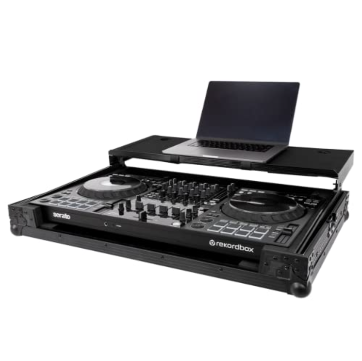 Pioneer DJ DDJ-FLX10 DJ Controller + Headliner Flight Case with Laptop Platform