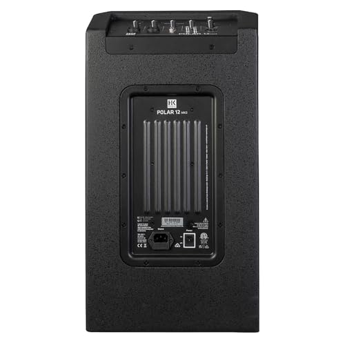 HK AUDIO Polar 12 MK2 2000W Powered Column PA with 12" Sub, Black (No Box)