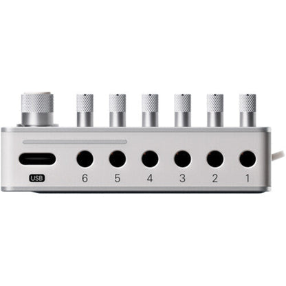 teenage engineering TX-6 Ultraportable Pro Mixer, Audio Interface, and Recorder (Silver)
