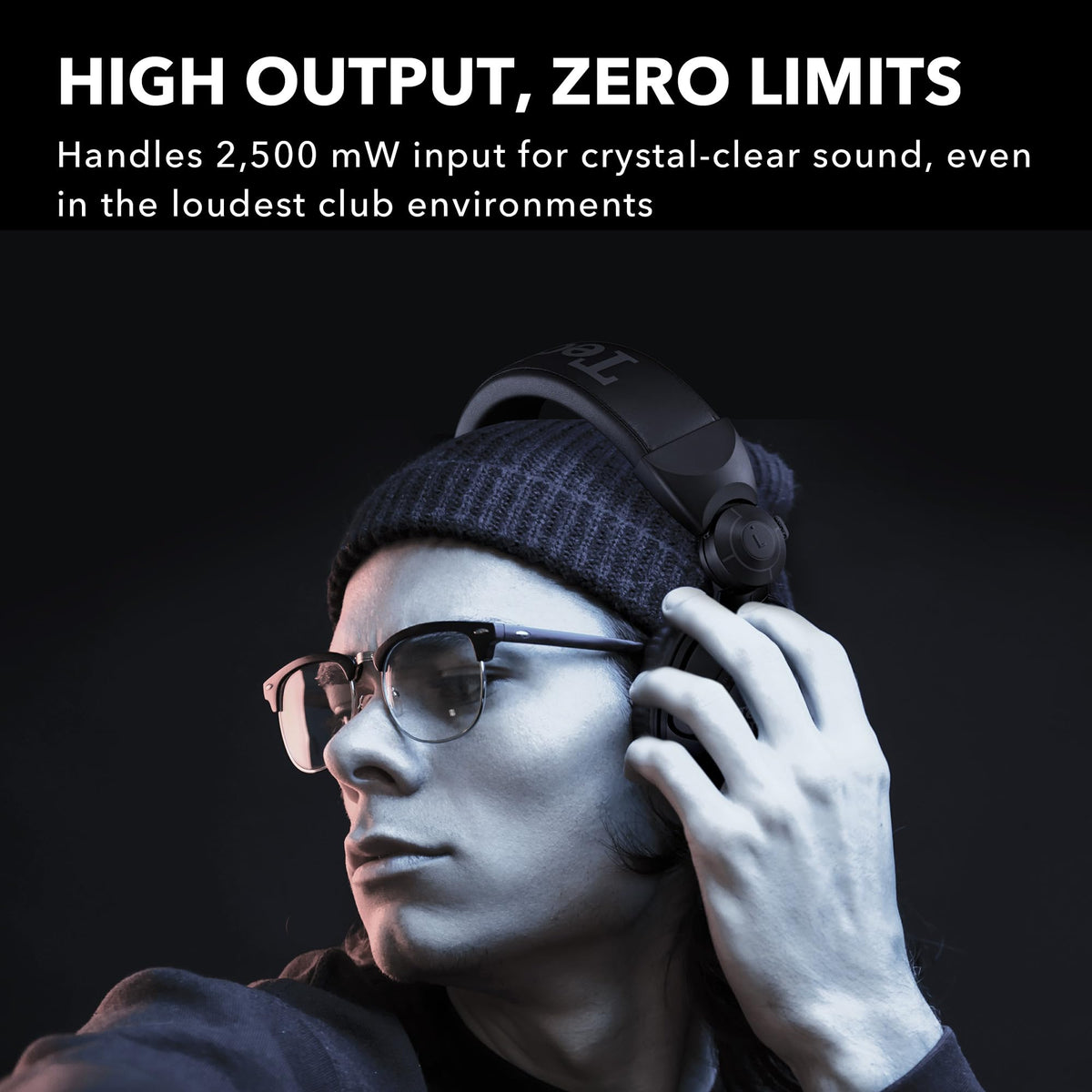 Technics EAH-DJ1200 On-Ear DJ Headphones (Black) (Open Box)