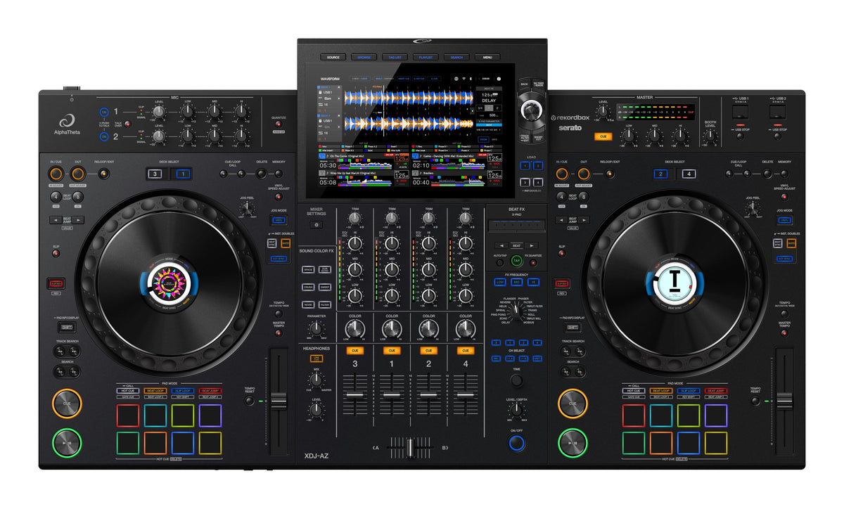 AlphaTheta XDJ-AZ All-in-one DJ system + Odyssey EVA-Molded Soft Case/Bag with Wheels