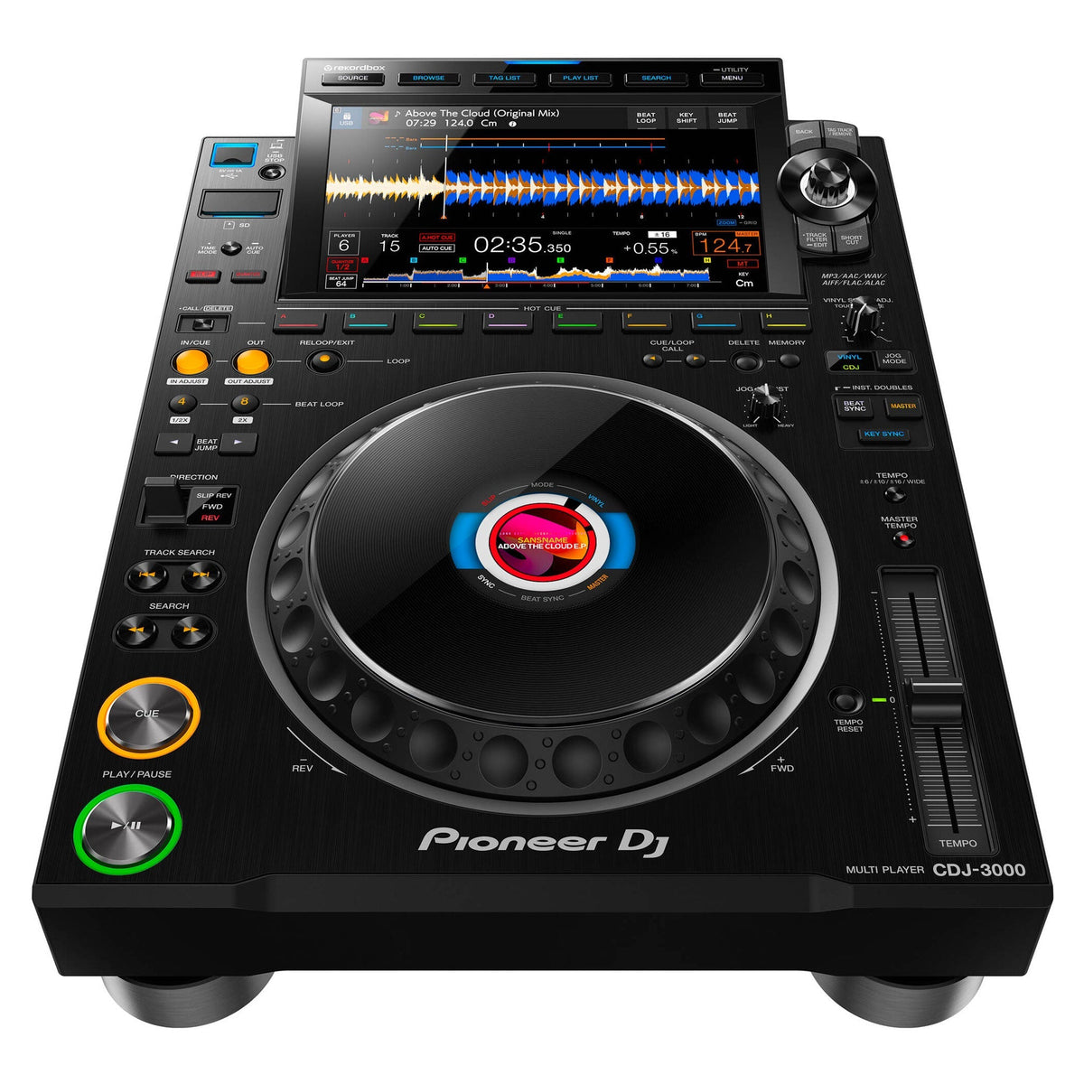AlphaTheta EUPHONIA Professional 4-Channel Rotary Mixer with CDJ-3000 Professional DJ Media Player Pair