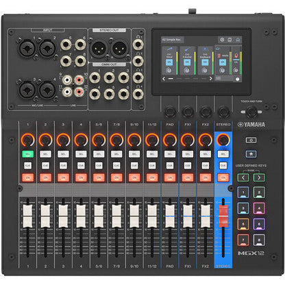 Yamaha MGX12 18-Channel Digital Mixing Console with Audio Interface (Black)