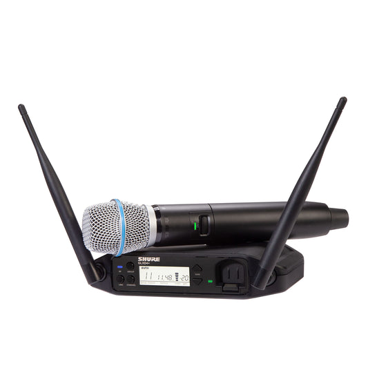 Shure GLXD24+ Dual-Band Wireless Vocal System with BETA 87A Microphone (Z3: 2.4, 5.8 GHz)