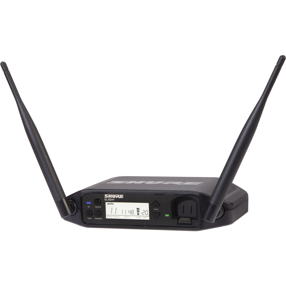 Shure GLXD24+ Dual-Band Wireless Vocal System with BETA 87A Microphone (Z3: 2.4, 5.8 GHz)