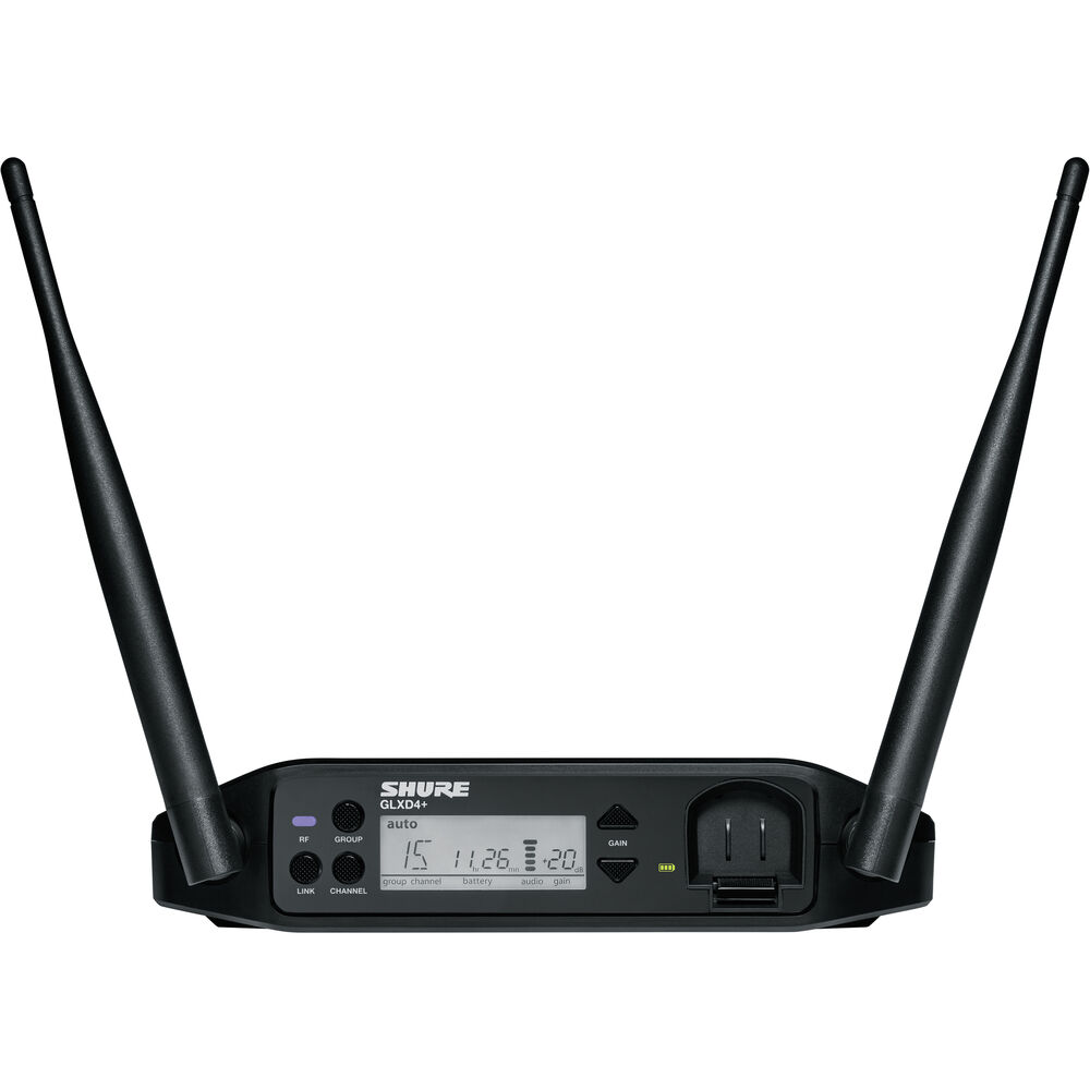 Shure GLXD24+ Dual-Band Wireless Vocal System with BETA 87A Microphone (Z3: 2.4, 5.8 GHz)