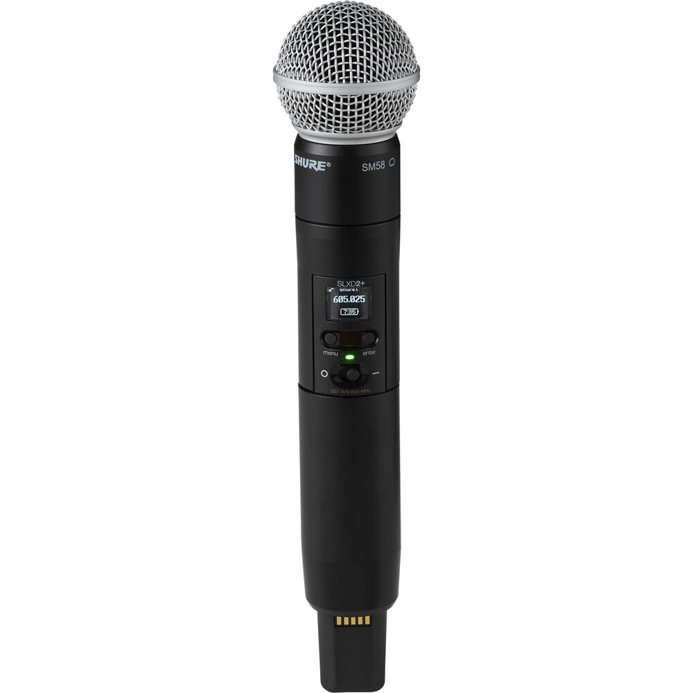 Shure SLXD24+/58 Digital Wireless Handheld Microphone System with SM58 Capsule (G57: 470 to 608 MHz)